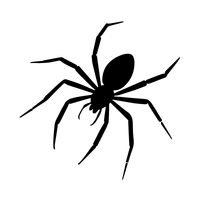 Solid black square.